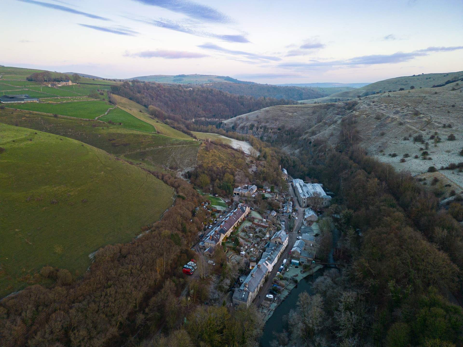 River Garden Cottage is nestled between the peaks.