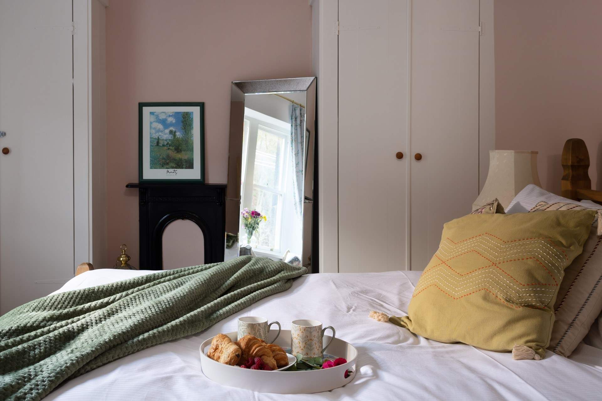 Treat yourself to breakfast in bed.