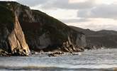 Take in the dramatic, magnificent coastline of north Pembrokeshire from Pwll Gwaelod Beach.  - Thumbnail Image