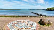 Children will love Goodwick Beach, playing in the sand and the park next to the beach. Have a  coffee in the cafe, and purchase souvenirs in the gift shop. 
