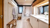 The en suite ground floor bathroom is also accessed from the hallway. 