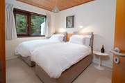 The ground floor twin room.