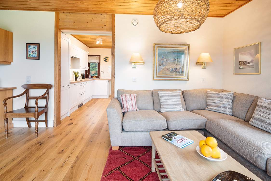 There's so much space in Cae Cwsg - ideal for families and groups of friends.