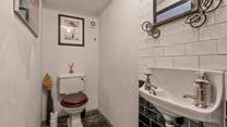 Ground floor WC which is accessed from the entrance hall.