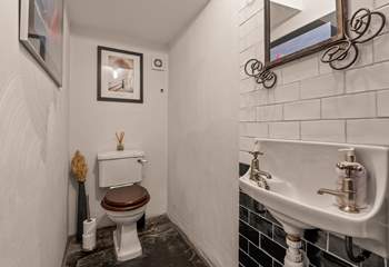 Ground floor WC which is accessed from the entrance hall.