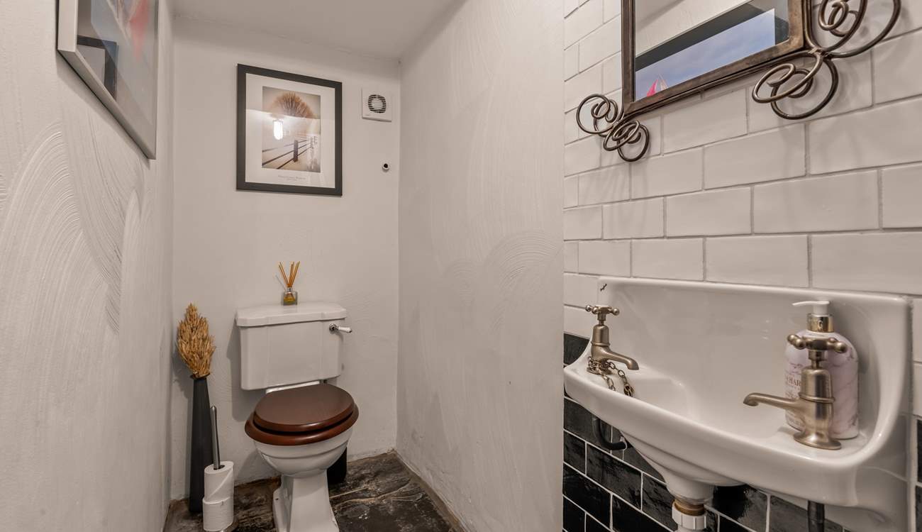 Ground floor WC which is accessed from the entrance hall.