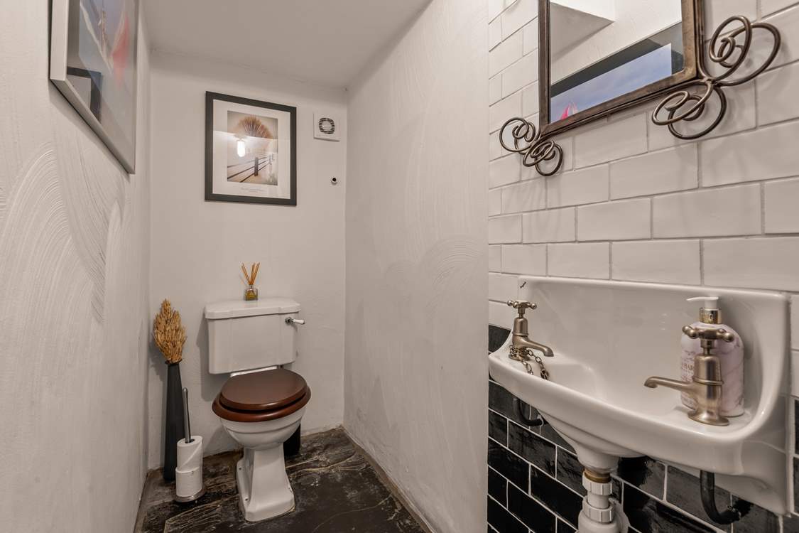 Ground floor WC which is accessed from the entrance hall.