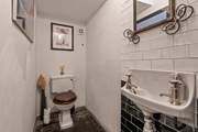 Ground floor WC which is accessed from the entrance hall.