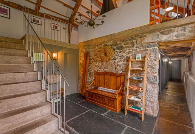 The bedrooms are all found on the ground floor.