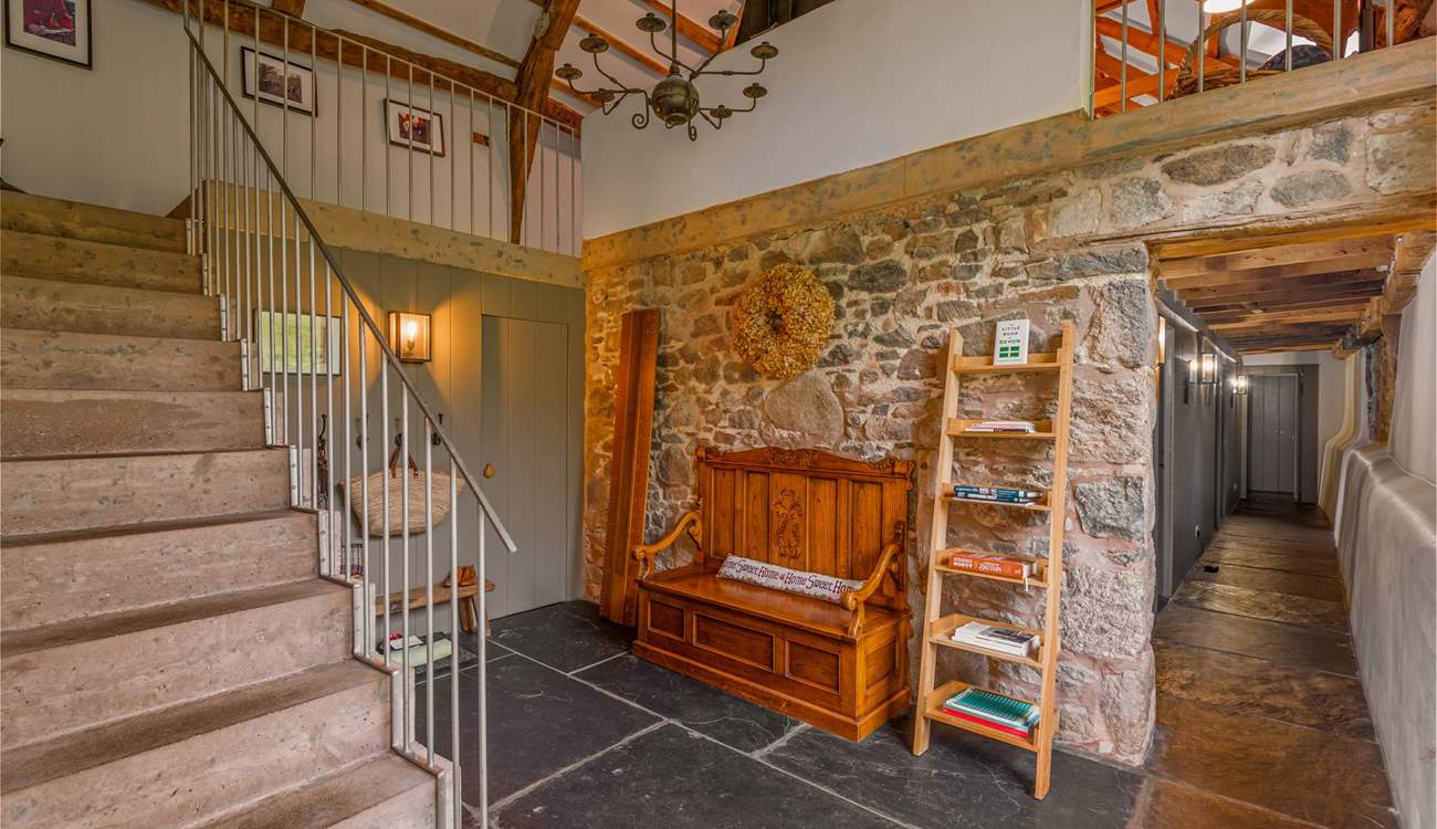 The bedrooms are all found on the ground floor.