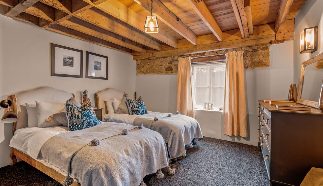 Bedroom three is this picture-perfect twin room.