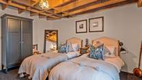 The twin room is perfect for all generations.