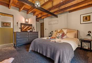 Bedroom one boasts a king-size bed and is super comfortable and welcoming.