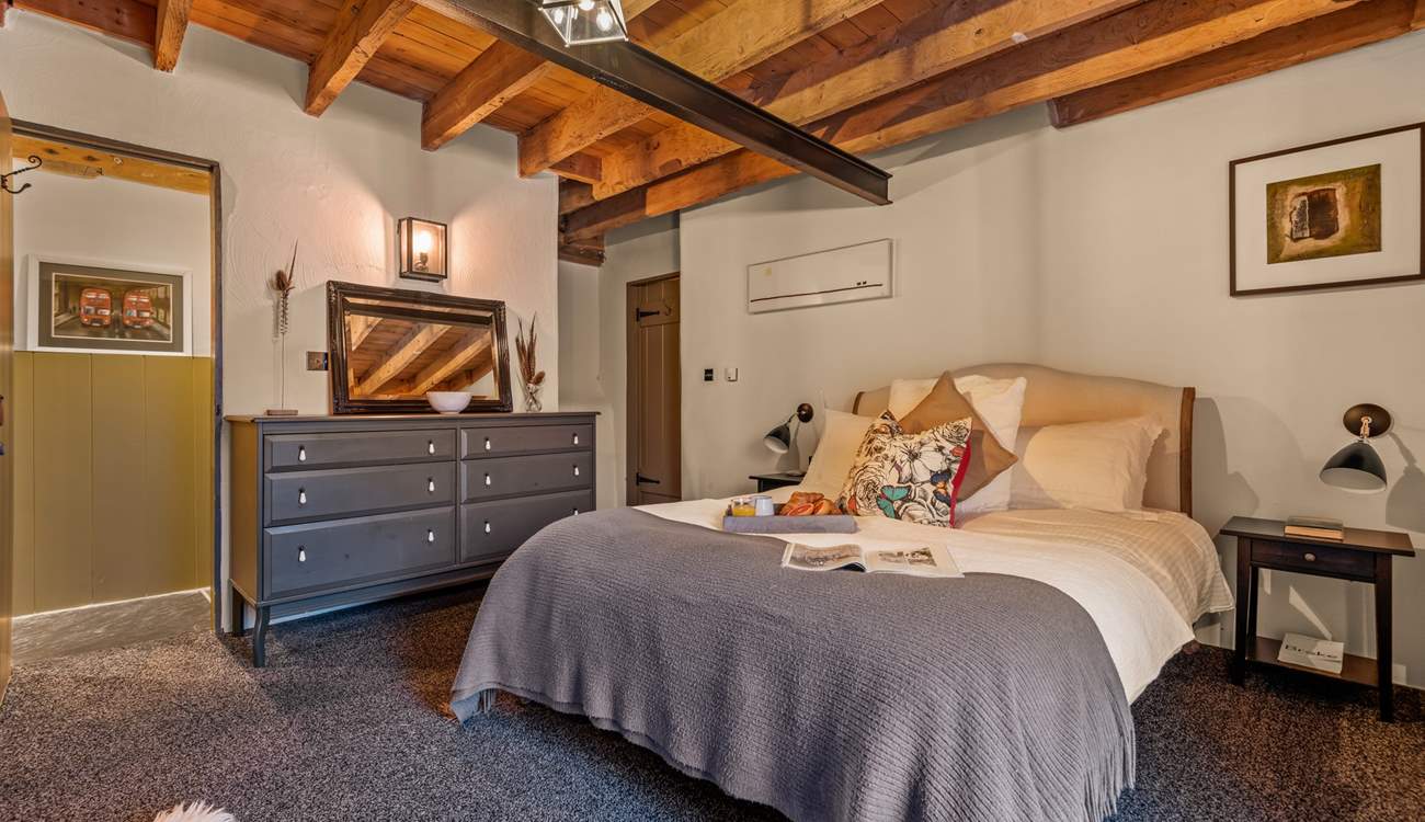 Bedroom one boasts a king-size bed and is super comfortable and welcoming.