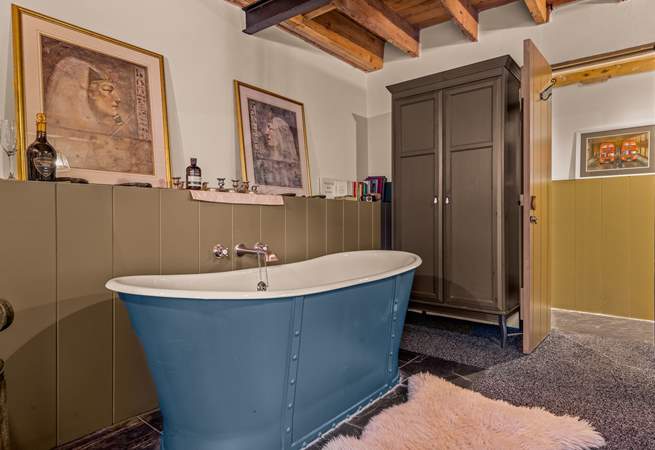 Bedroom one also has an en suite WC and wash-basin tucked away.