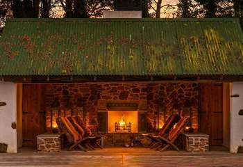 What a fabulous space to watch the sunset and stars come out.