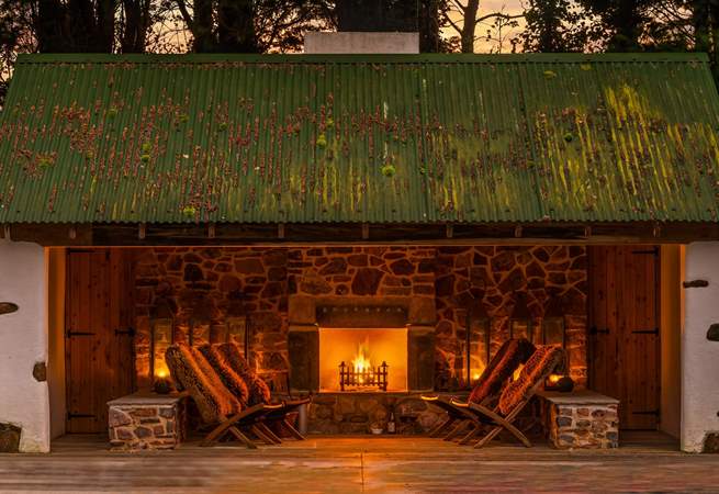 What a fabulous space to watch the sunset and stars come out.