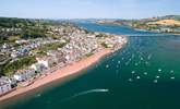 Shaldon is home to this delightful stretch of sandy beach, with Teignmouth just across the bridge. - Thumbnail Image