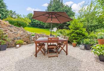 What a lovely spot to enjoy a morning coffee or a bite to eat.