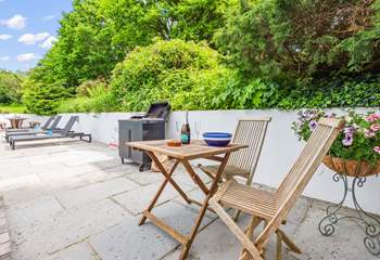 Spark up the barbecue whilst the water lovers enjoy the heated pool.