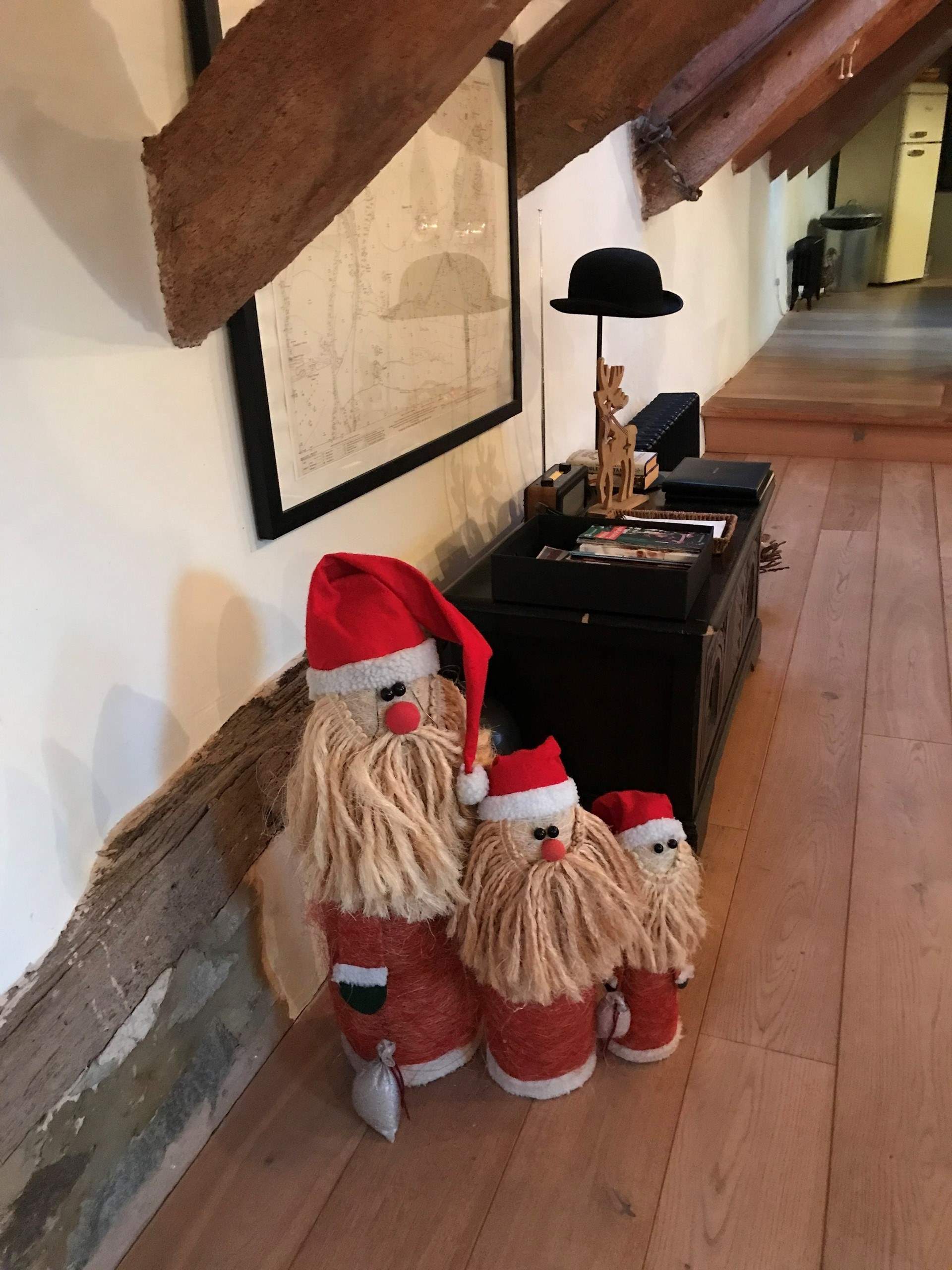 At Christmas, you will find cute festive décor throughout the property.