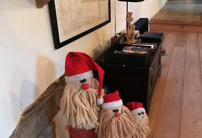 At Christmas, you will find cute festive décor throughout the property.