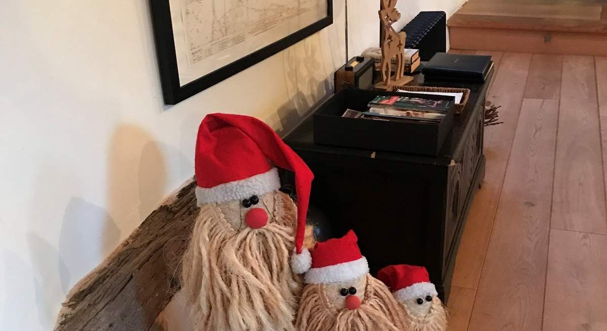 At Christmas, you will find cute festive décor throughout the property.
