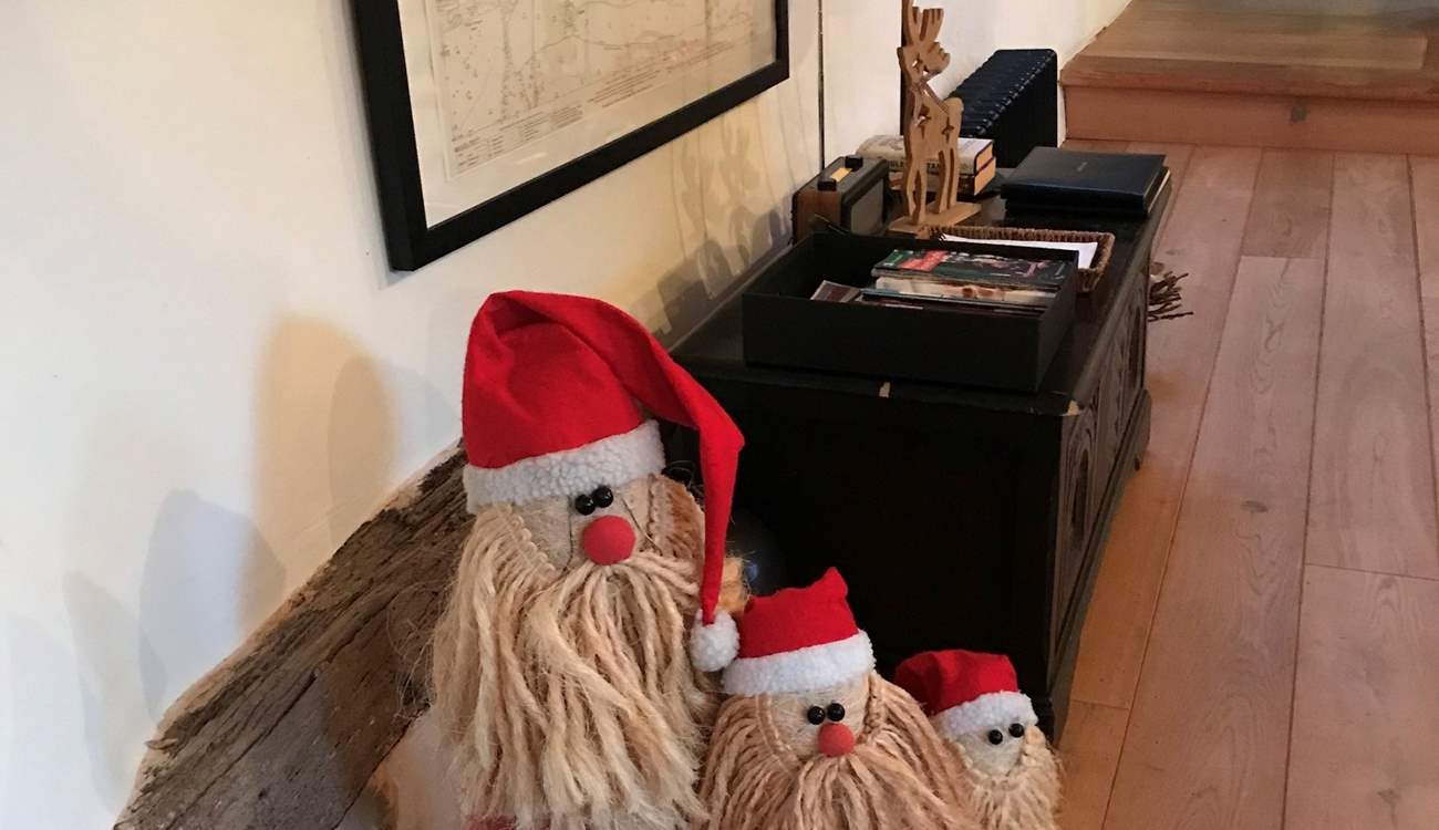 At Christmas, you will find cute festive décor throughout the property.