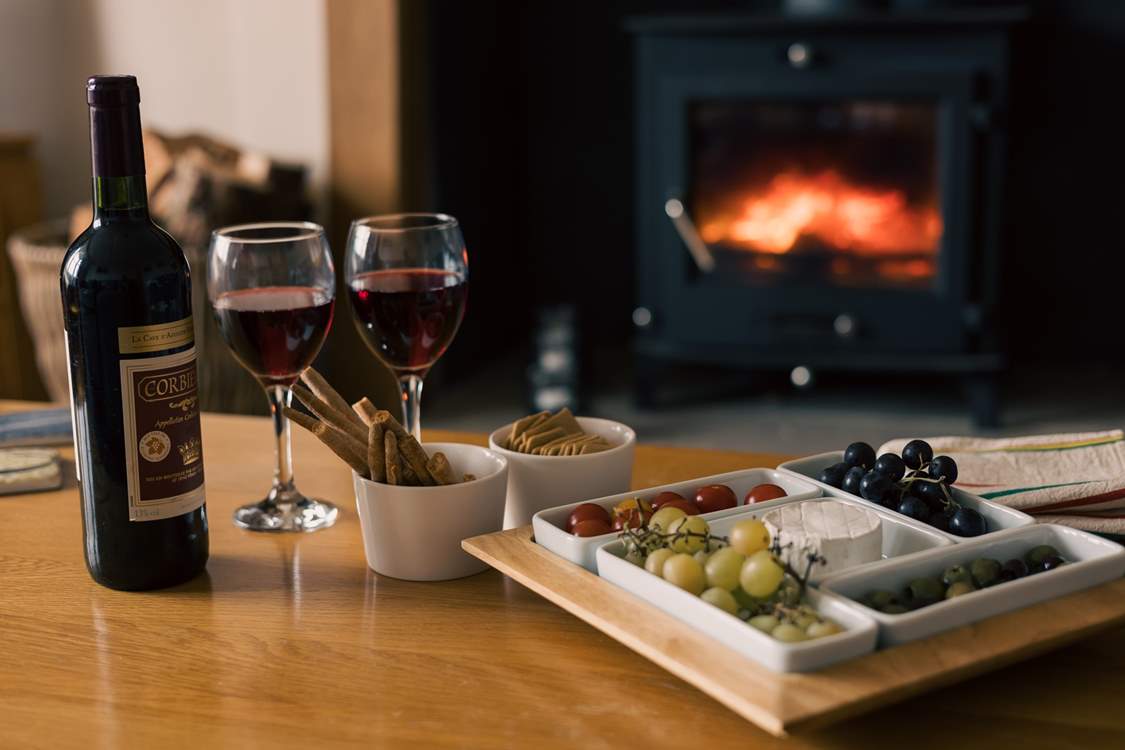 Relaxing after a day on the moors.