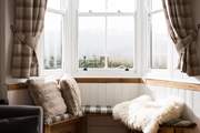 Relax on the window seat looking over the moors.