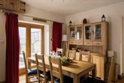 The patio doors take you out to the private courtyard.