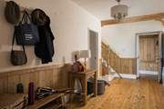 Plenty of space to take off your muddy shoes and hang your coats.