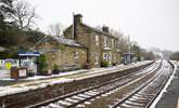 The local railway station in winter. - Thumbnail Image