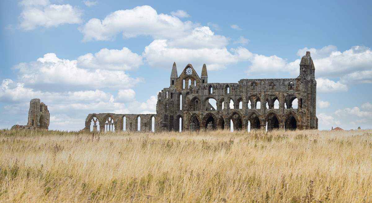 Whitby Abbey is steeped in history. 