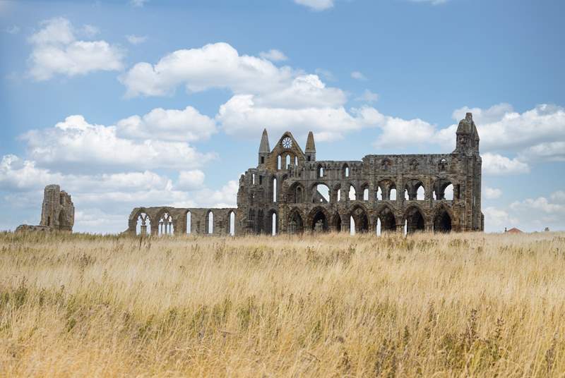 Whitby Abbey is steeped in history. 