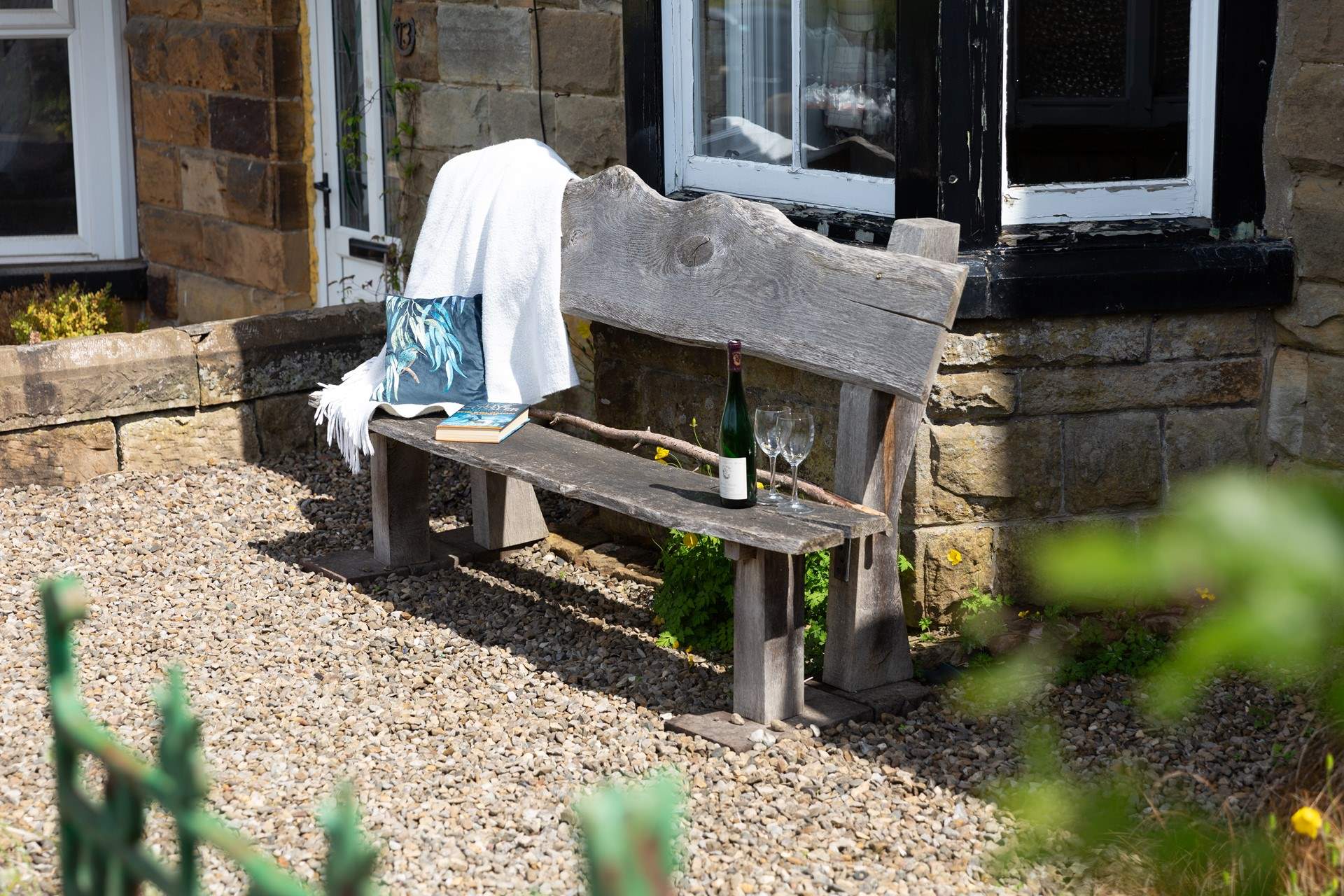 Sit outside and take in the gorgeous countryside.