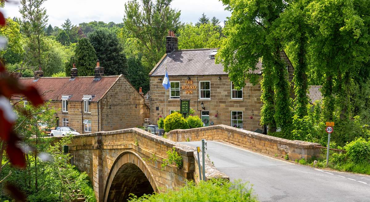 So many lovely places to eat. Try the Board Inn at Lealholm.