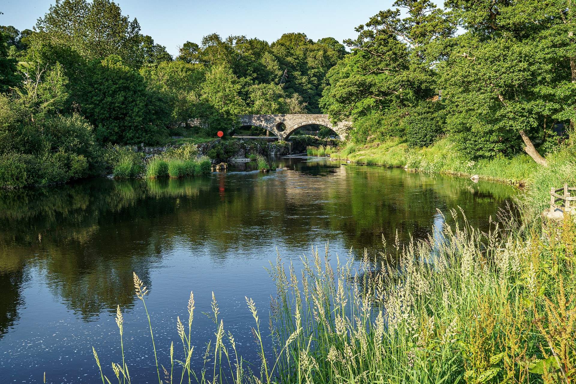 Take the enchanting walk to Cenarth Bridge. 