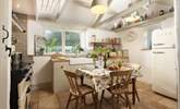 Beautifully high ceilings in this pretty farm house kitchen.  - Thumbnail Image