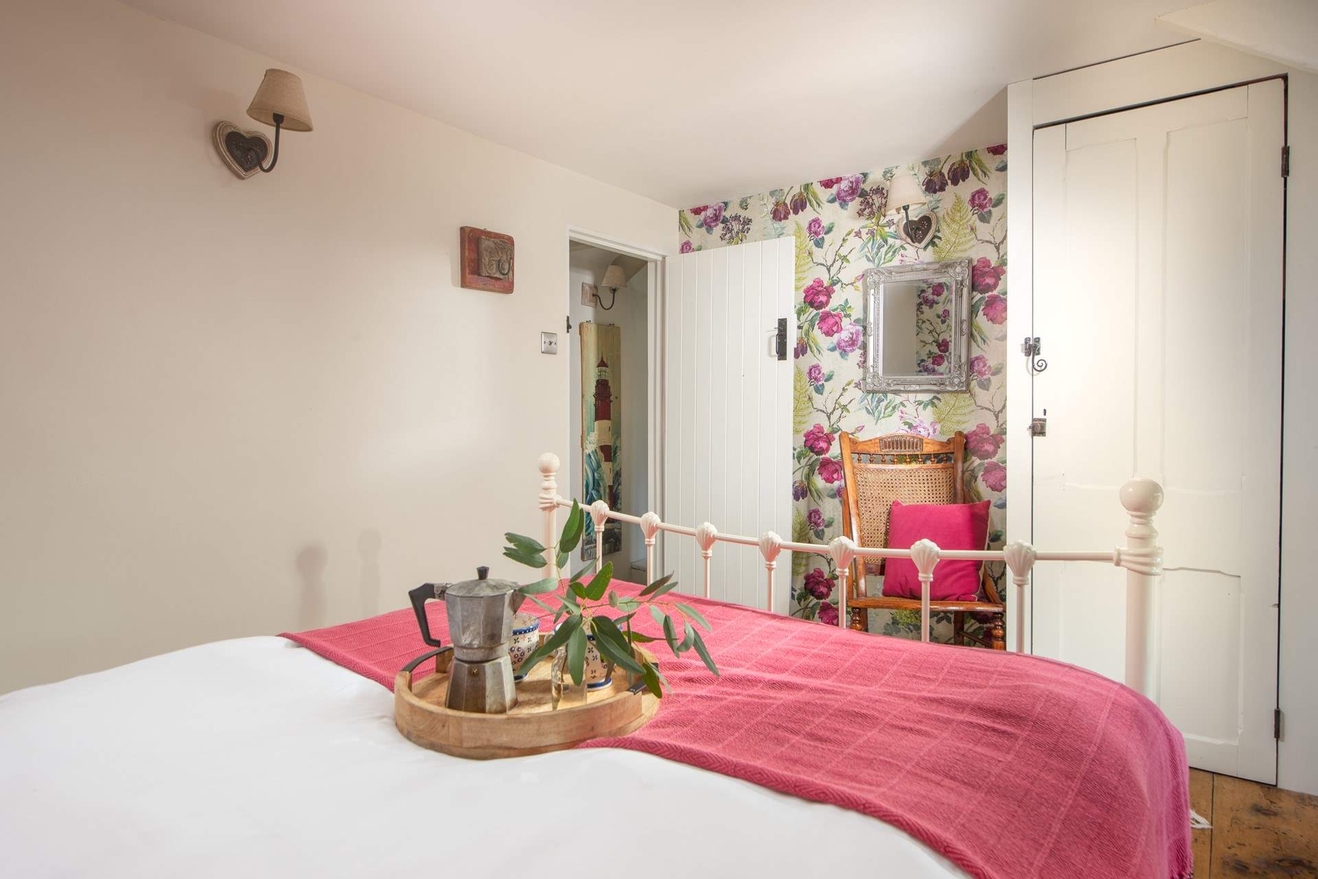 Why not enjoy a cup of coffee in bed. 