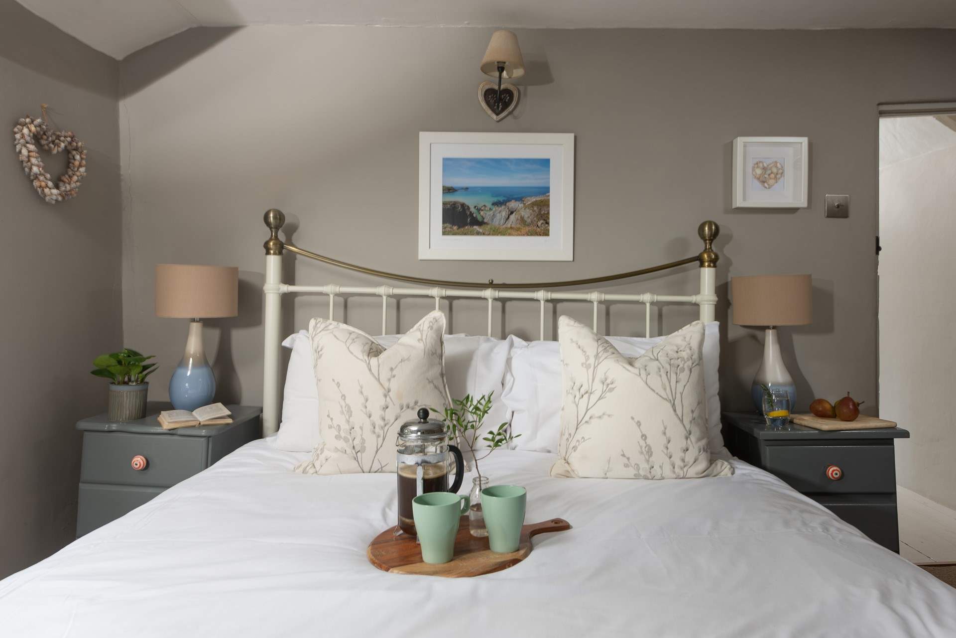 The cosy double room located on the first floor. 