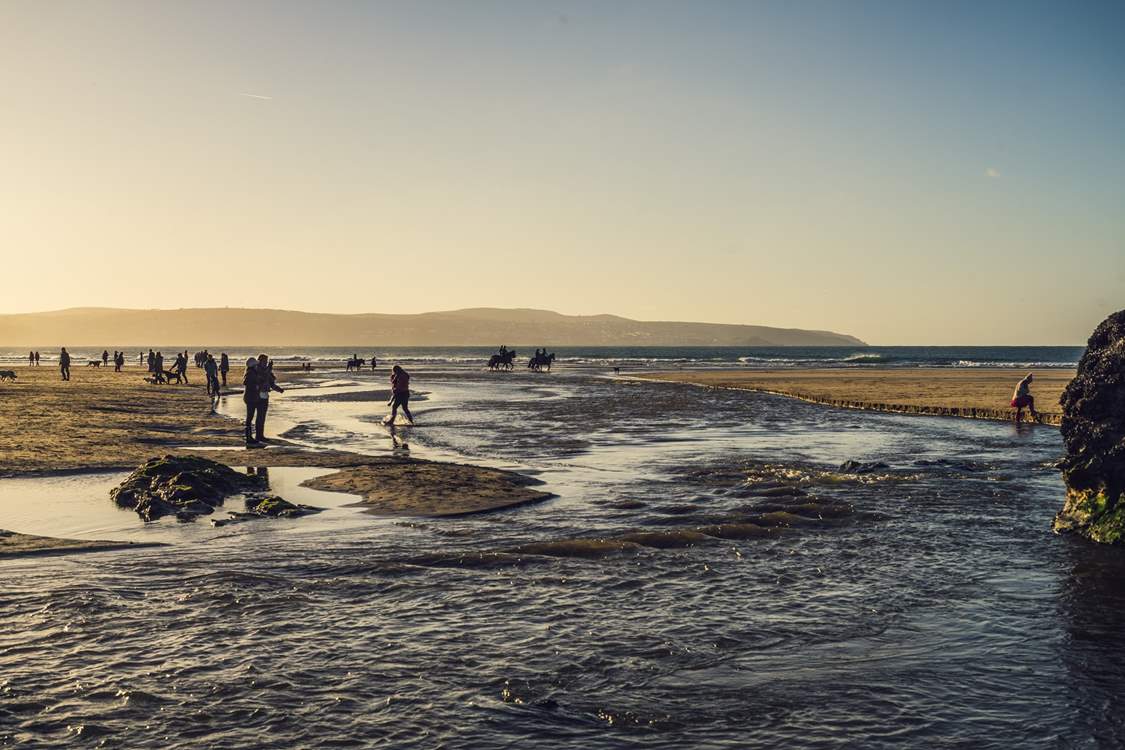 Crantock beach is just waiting to be discovered.