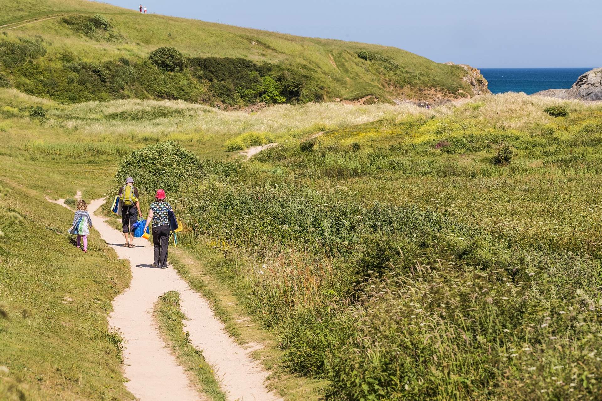 Stunning coast paths await. 
