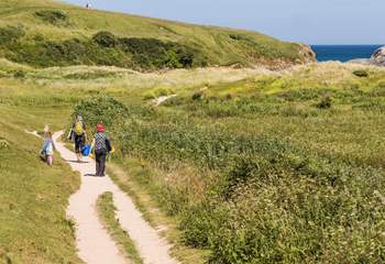 Stunning coast paths await. 