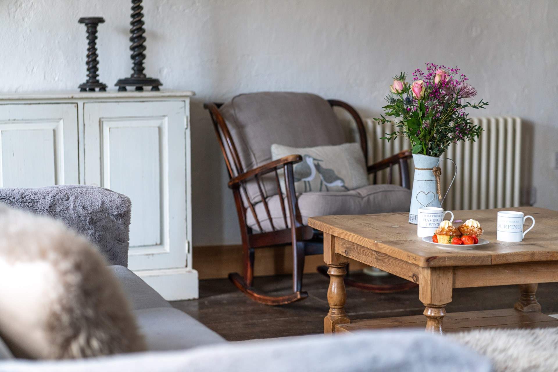 Take time out with a pot of tea and relax on the large comfortable sofas. 