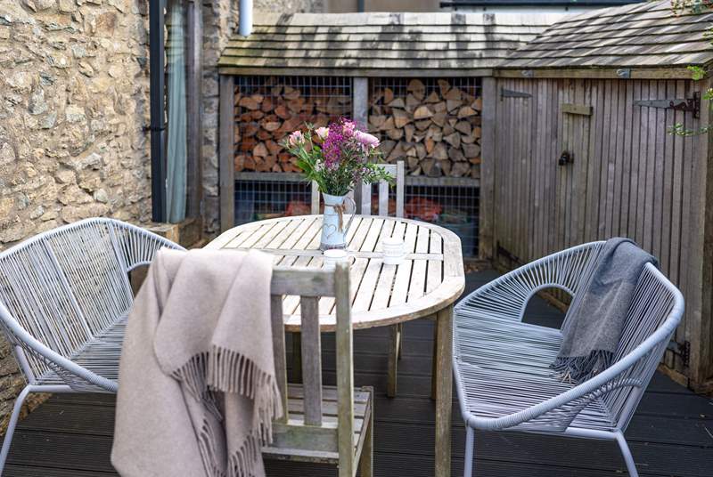 Sunny breakfasts on the patio or perfect for star gazing on a clear summer's night. 