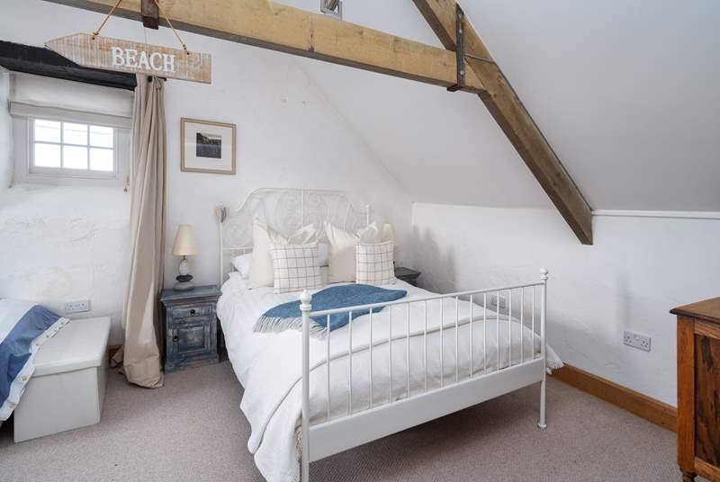 Bedtime is a joy in Driftwood Cottage, sumptuous mattresses with deep feather and down duvets.