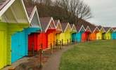 The iconic beach chalets on the north side. - Thumbnail Image