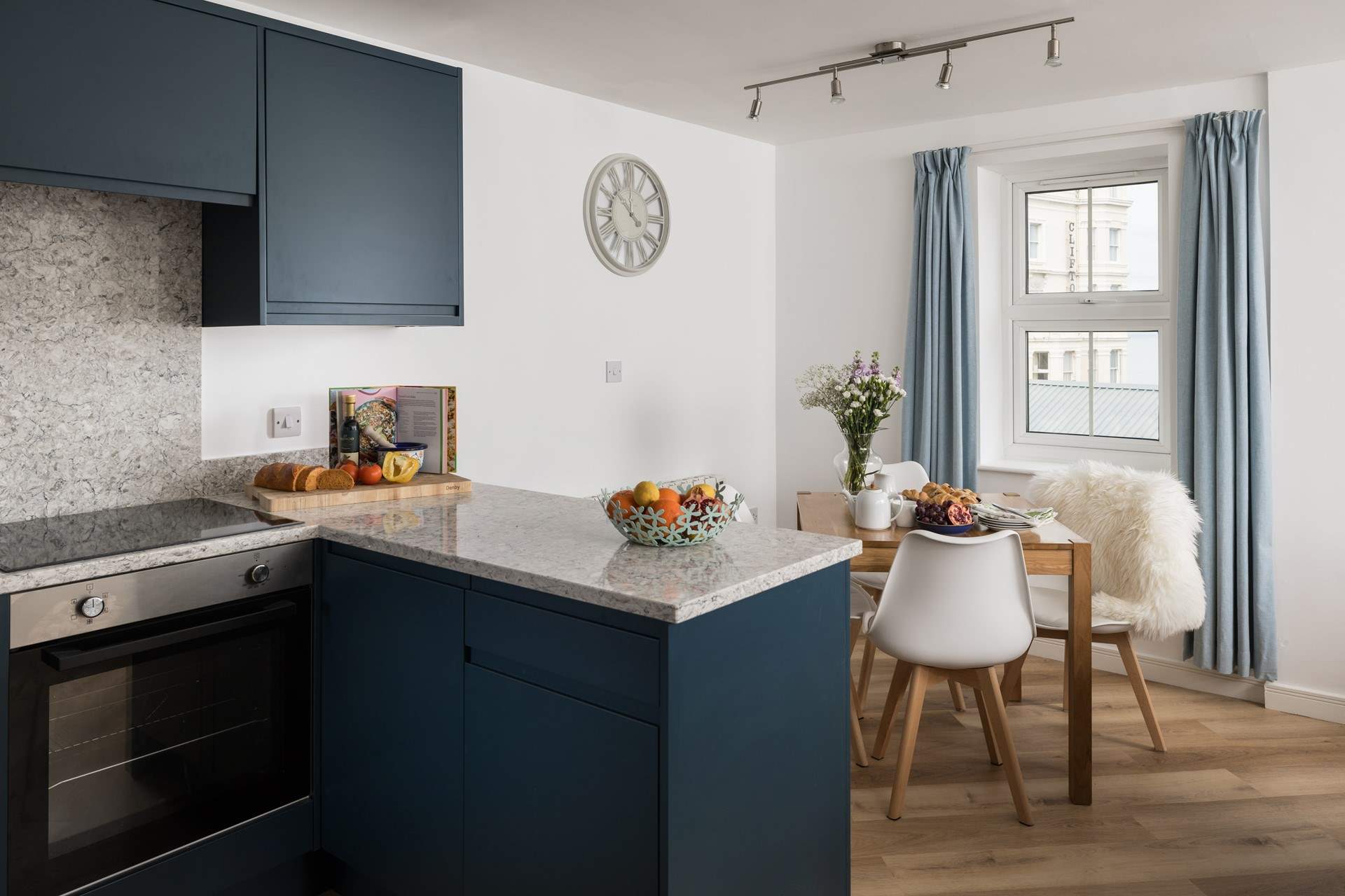 Enjoying dining together.