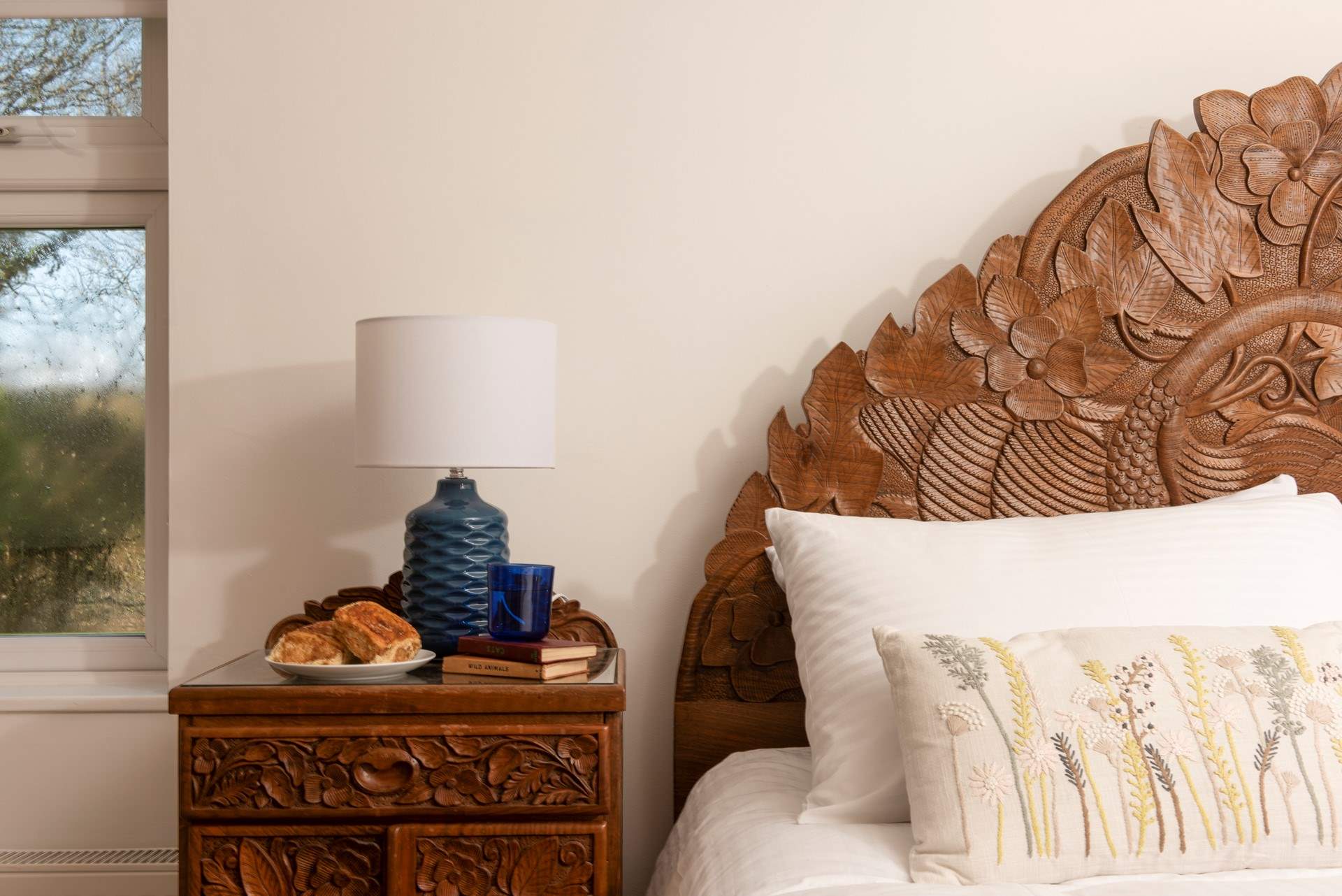 The craftsmanship and splendour stands out here in bedroom 3.